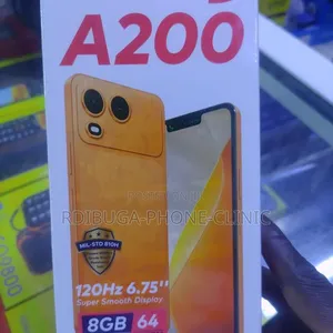 Itel A200+ Mpya 64GB Nyeusi