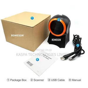 Romeson RS-1UD Desktop Barcode Scanner - 4