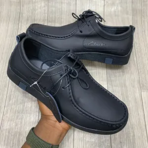 Clarks Dark Blue Loafers