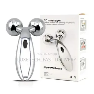 3D Roller Face Massager kwa Kuinua na Kukaza Uso