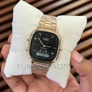 Saa ya Casio Analog Digital Chuma cha Pua