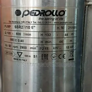 Pedrollo Water Pump 15HP