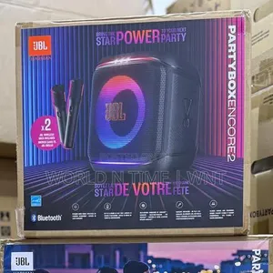 JBL PartyBox Encore 2 with 2 Wireless Mics