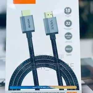 Kebo ya Vidvie HDMI kwa HDMI - Inayonyumbulika, 4K, Imepakwa Dhahabu