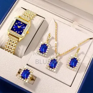 5-Piece Women's Luxury Quartz Watch Set