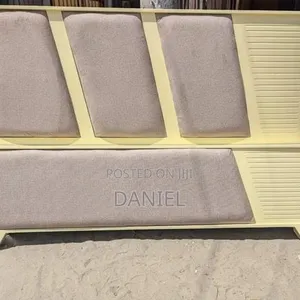 Wooden Bed Frame 5x6 Cream
