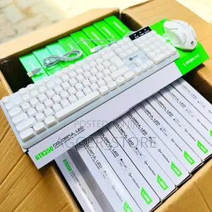 GTX350 Colorful LED Gaming Mouse and Keyboard Combo