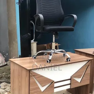 Multicolored Office Table with Chair