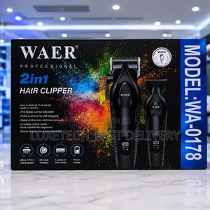 Seti ya Waer Professional 2-in-1 Mashine ya Kunyoa na Kurekebisha Nywele WA-0178